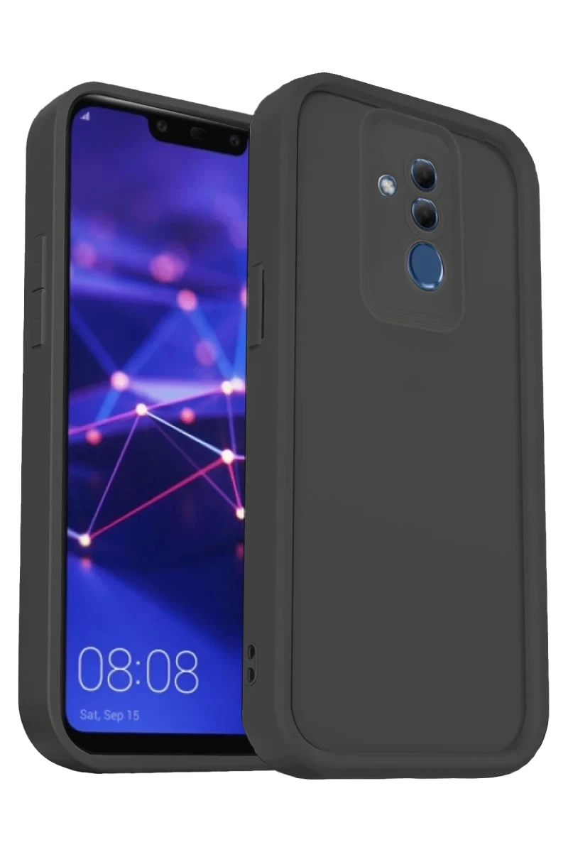 Huawei Mate 20 Lite Uyumlu Kılıf Viera Silikon - Siyah