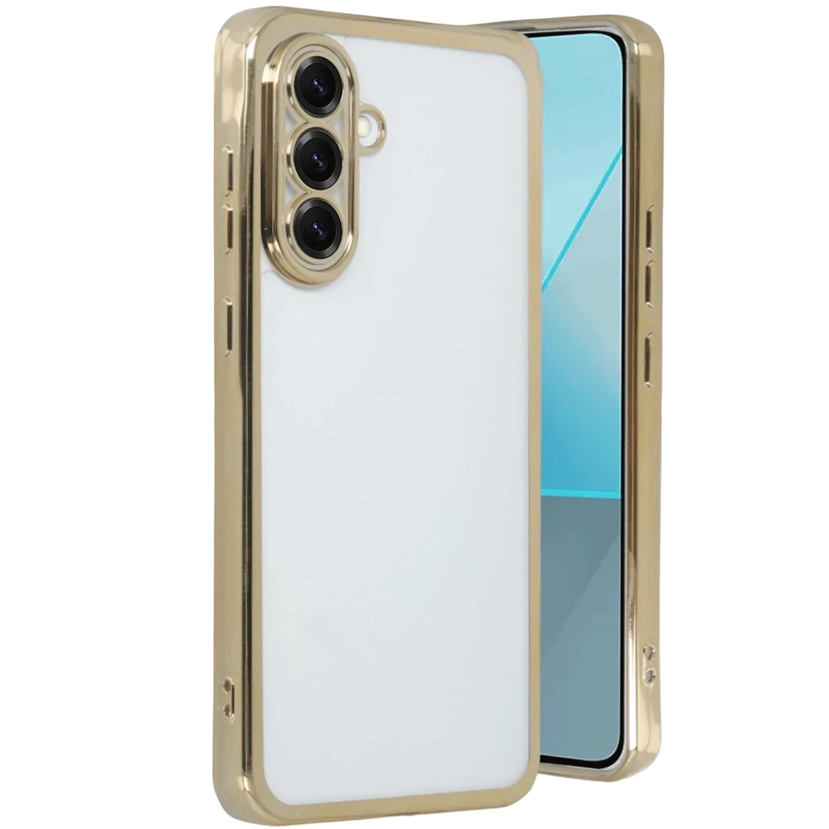 Samsung Galaxy A17 5G Lensli Silikon - Gold