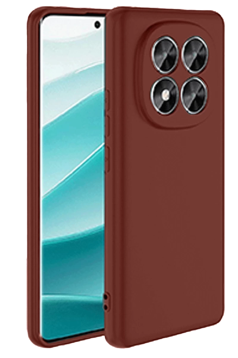 Xiaomi Redmi Note 14 Pro 5G Uyumlu Kılıf First Silikon - Bordo