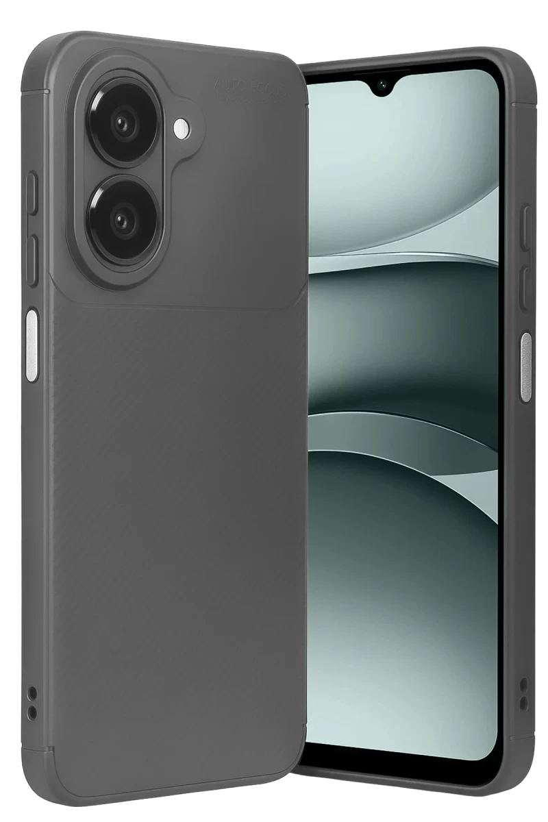 Samsung Galaxy A07 4G Uyumlu Auto Focus Karbon Kapak - Gri