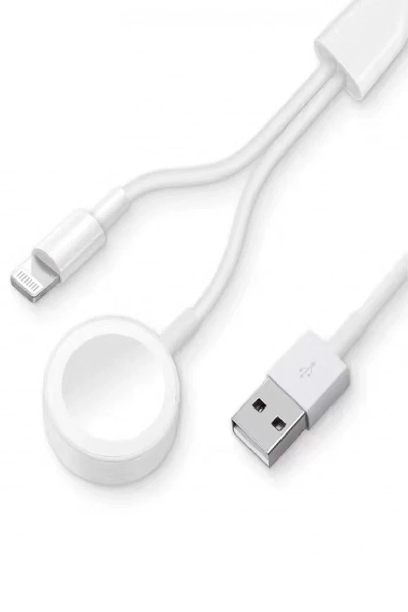 AC08 2in1 Kablosuz Şarj Apple Watch 1/2/3/4/5/6/7/8/SE