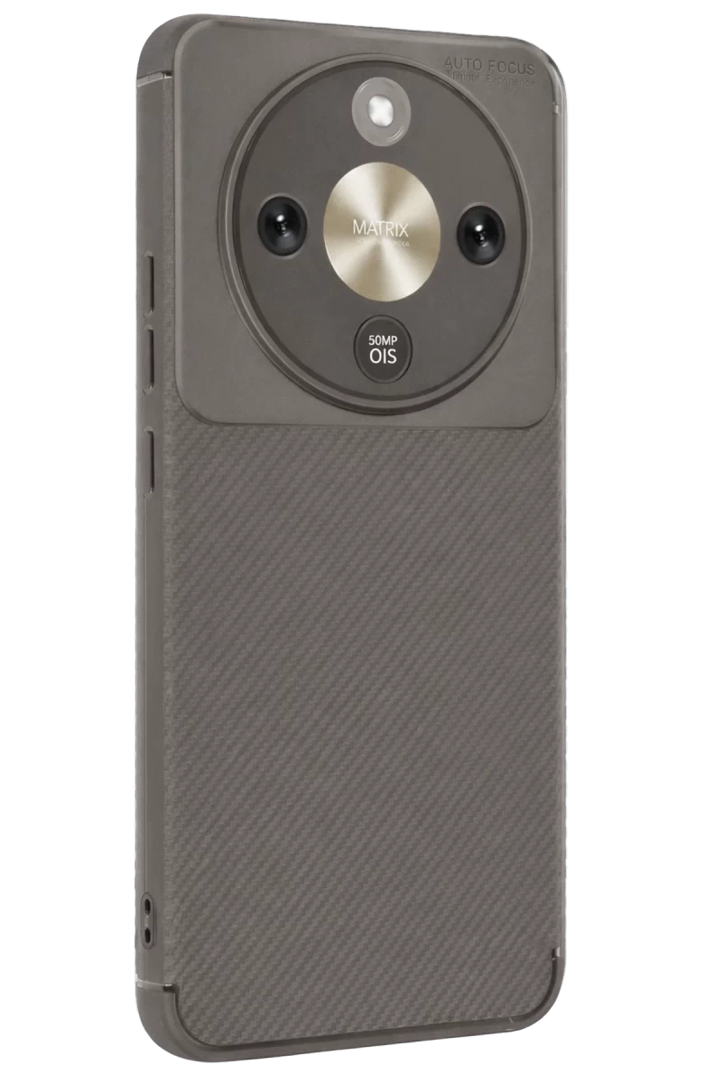 Huawei Honor Magic 8 Lite Uyumlu Auto Focus Karbon Kapak - Gri