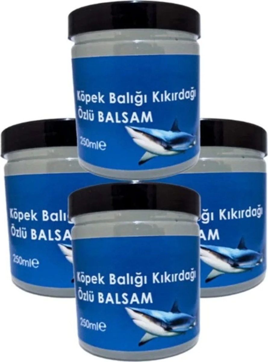 Süper Köpekbalığı Kıkırdağı Kremi 4 Tane x 250 ml