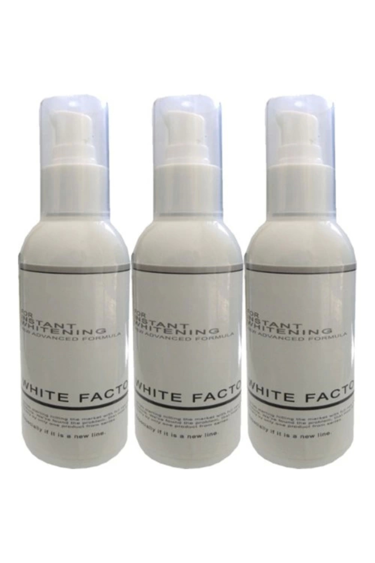 White Factor 3 Adet White Factor For Instant Whitening Beyazlatıcı Açıcı / 3X120 ml Krem