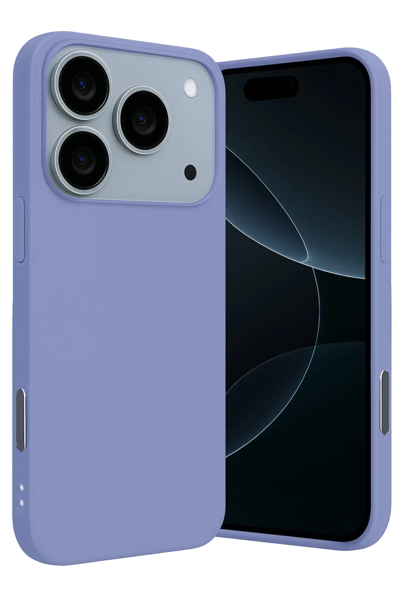 Apple iPhone 17 Pro Uyumlu Nano içi Kadife Silikon - Lila