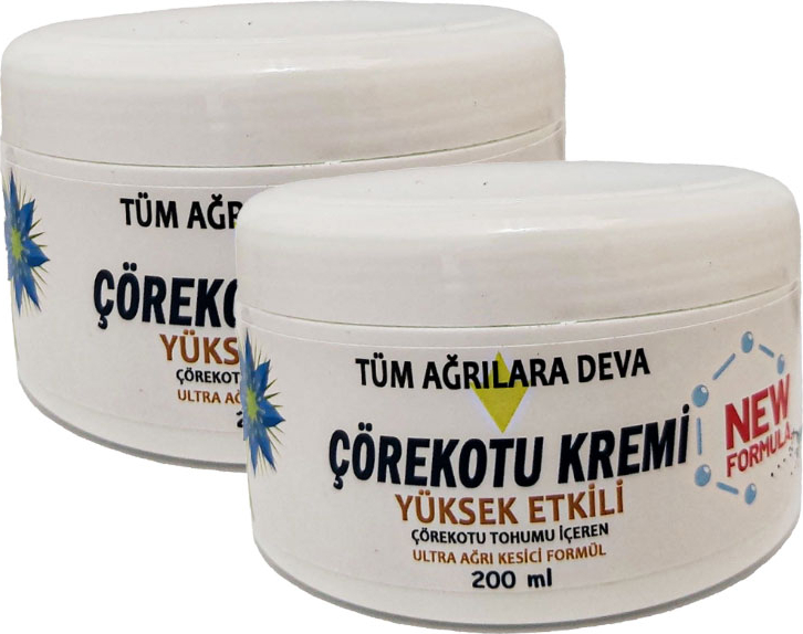 Çörek Otu Kremi White Box 200 ml Teskin Kremi 2 Adet