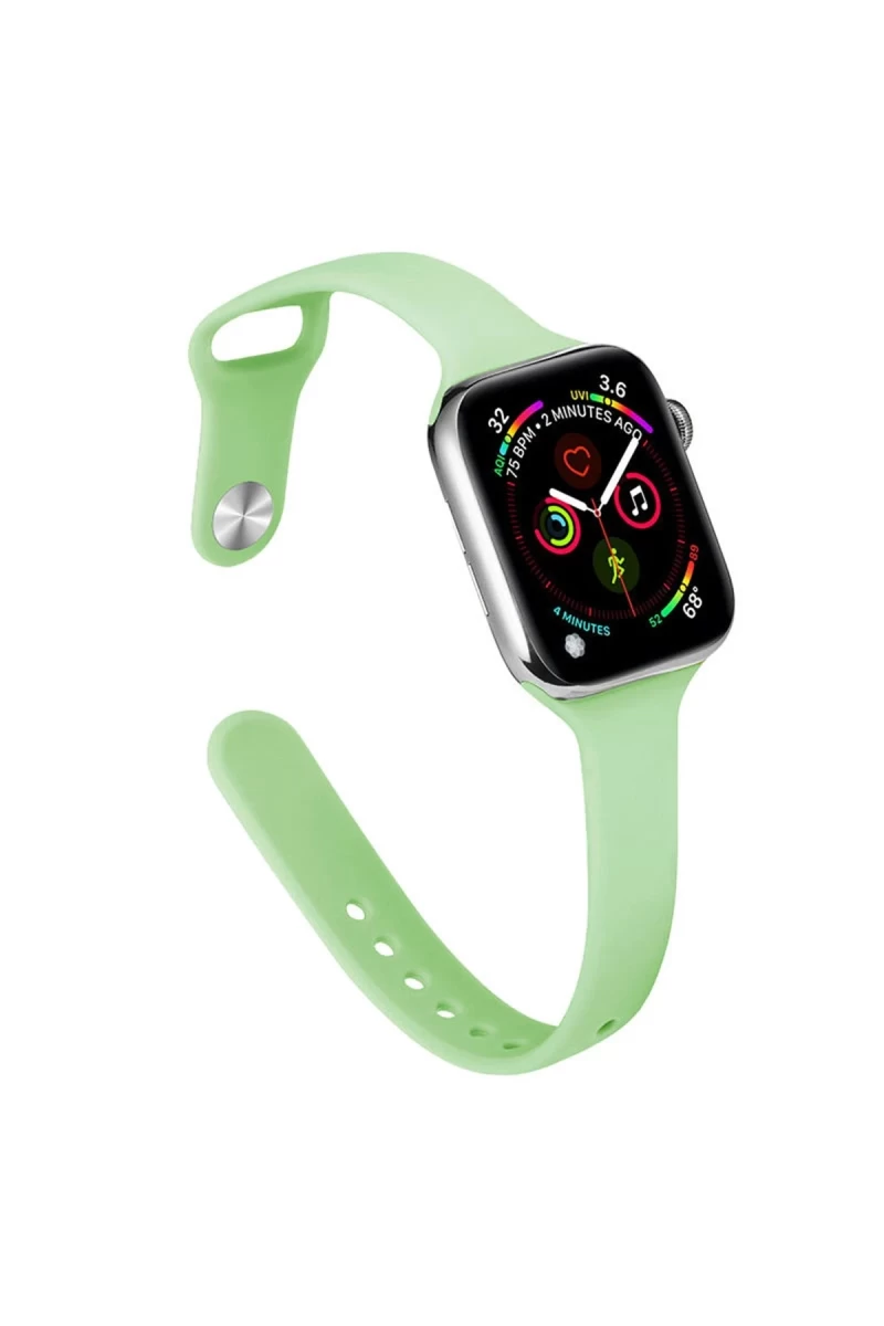 Apple Watch 38mm Uyumlu Klasik Kordon - Su Yeşili
