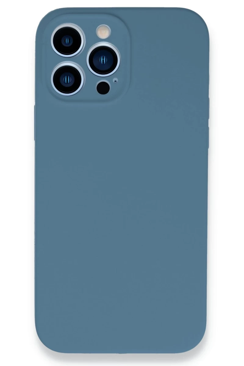 Apple iPhone 13 Pro Max Uyumlu Kılıf Lansman Legant Silikon - Açık Mavi