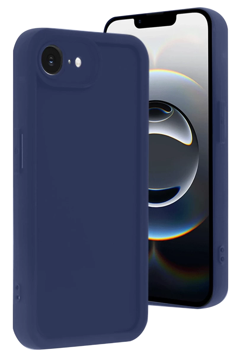 Apple iPhone 16E Uyumlu Kılıf Viera Silikon - Lacivert