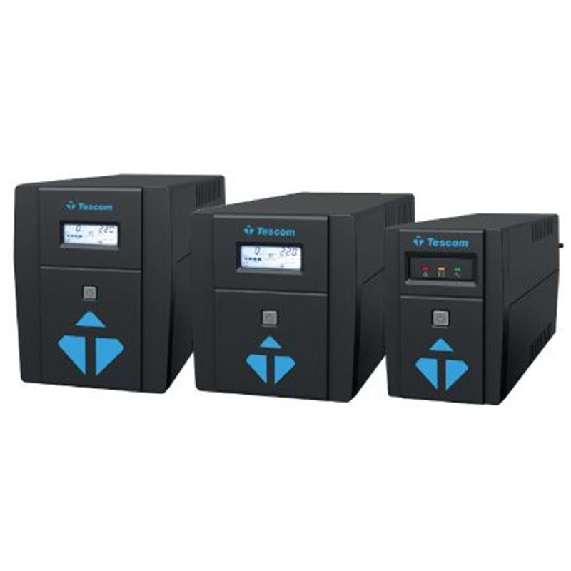 TESCOM LEOAP 1000VA 1F/1F (2X7AH) 5/10DK LCD LINE INTERAKTIF UPS
