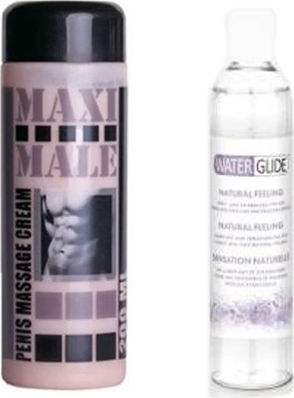 Maxi Male Hintohu Maxi Male Cream 200 ml ve  Natural Lubricant 400 ml
