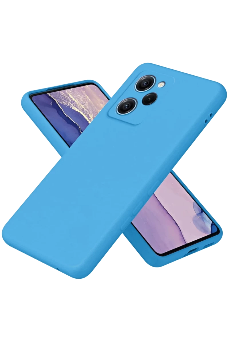 Xiaomi Poco X5 Pro 5G Uyumlu Nano içi Kadife Silikon - Mavi