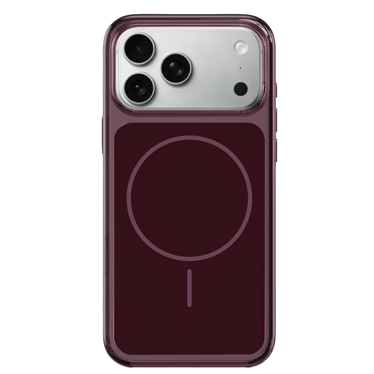 Joko Apple iPhone 18 Pro Uyumlu/17 Pro Vizima Magsafe Kapak - Bordo