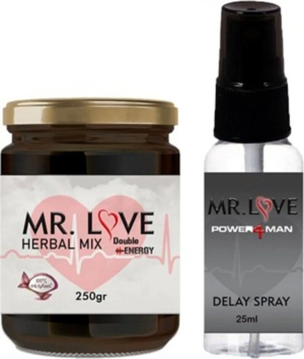 Süper Erkek Macun 250 gr + Mr Love 30 ml Uzun Deneyim Sprey