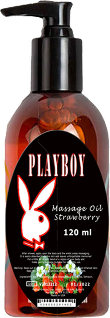 Playboy Çilekli 120 ml _ Aromaterapi Masaj Yağı Çilekli Playboy  120ML Strawberry Massage Oil