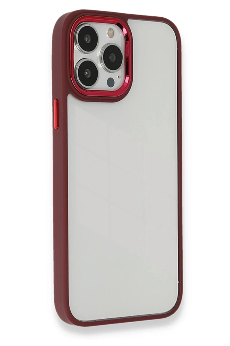 Apple iPhone 14 Pro Uyumlu Kılıf Dora Kapak - Kırmızı