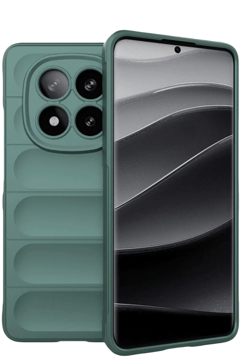 Xiaomi Redmi Note 15 4G Uyumlu Optimum Silikon - Koyu Yeşil