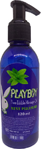 Playboy Masaj Yağı 120ml Naneli  Pure Edible Aromalı  Gxmz - 120ml Pure Edible Massage Oil Mint Flavored Massage Oil