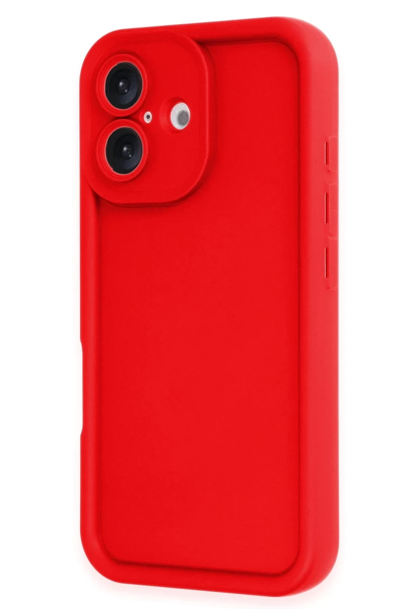 Apple iPhone 16 Uyumlu Kılıf Viera Silikon - Kırmızı