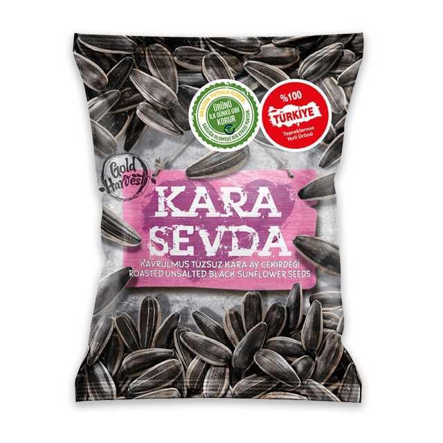 Kara Sevda Siyah Ayçekirdek 225gr Tuzsuz 1 Adet