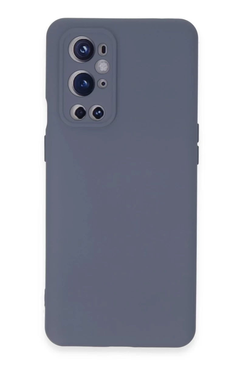 One Plus 9 Pro Kılıf Nano içi Kadife Silikon - Gri