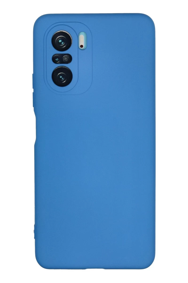 Xiaomi Poco F3 Uyumlu Kılıf Nano içi Kadife Silikon - Mavi