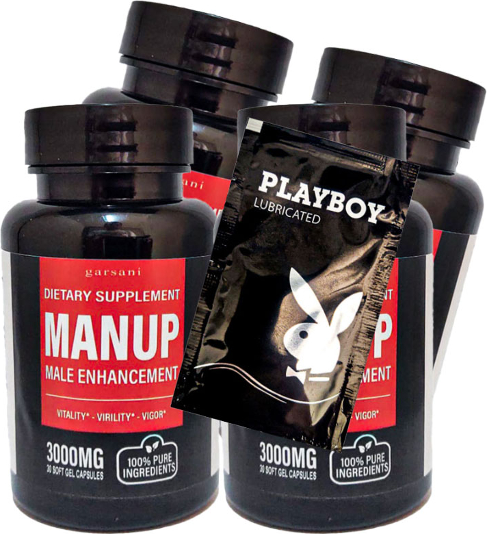 Playboy Jel + Manup Erkeklere Özel Soft Gel Formunda Destekleyici 30lu x 4 adet