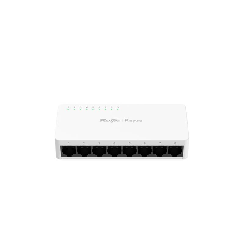 RUIJIE REYEE RG-ES08G-L 8 PORT GIGABIT TAK ÇALIŞTIR PLASTİK KASA SWITCH