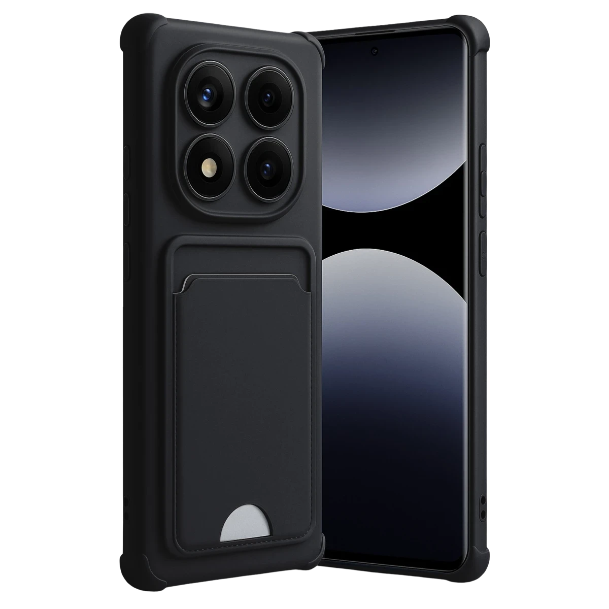 Xiaomi Redmi Note 14 Pro 5G Kelvin Kartvizitli Silikon - Siyah