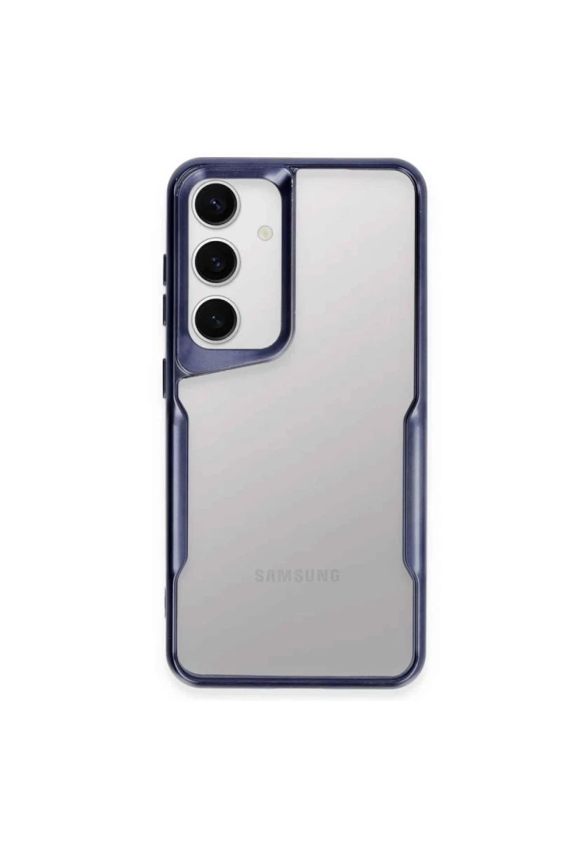 Samsung Galaxy A14 4G Uyumlu Kılıf Boyi Silikon Kapak - Lacivert