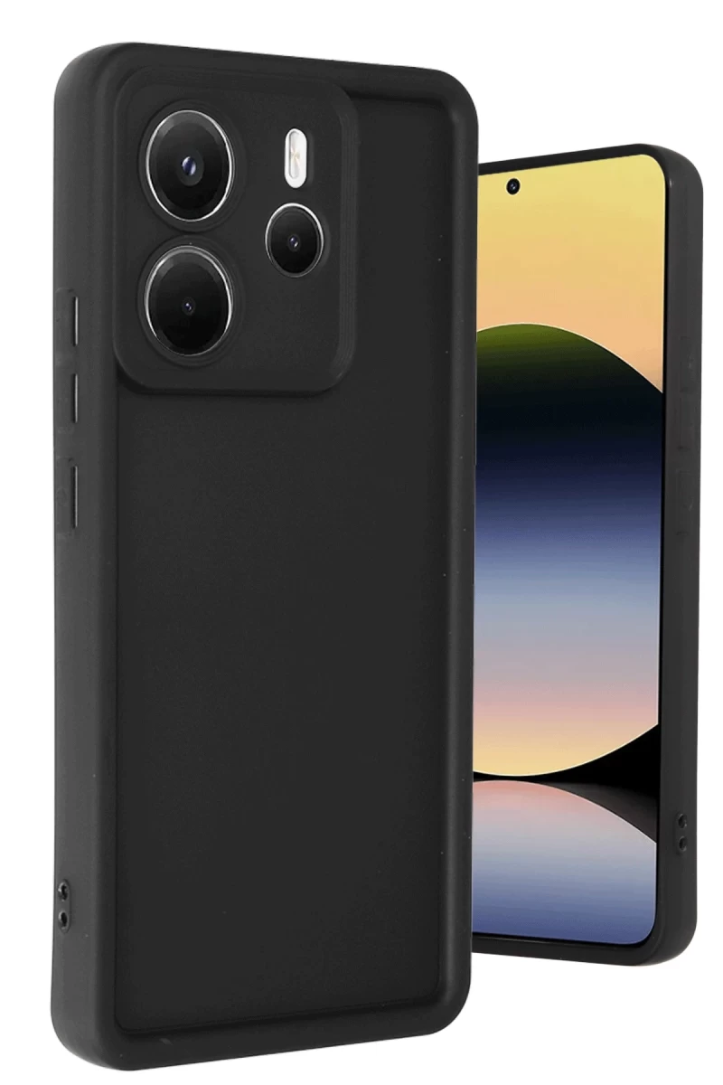 Xiaomi Redmi Note 14 4G Uyumlu Kılıf Viera Silikon - Siyah