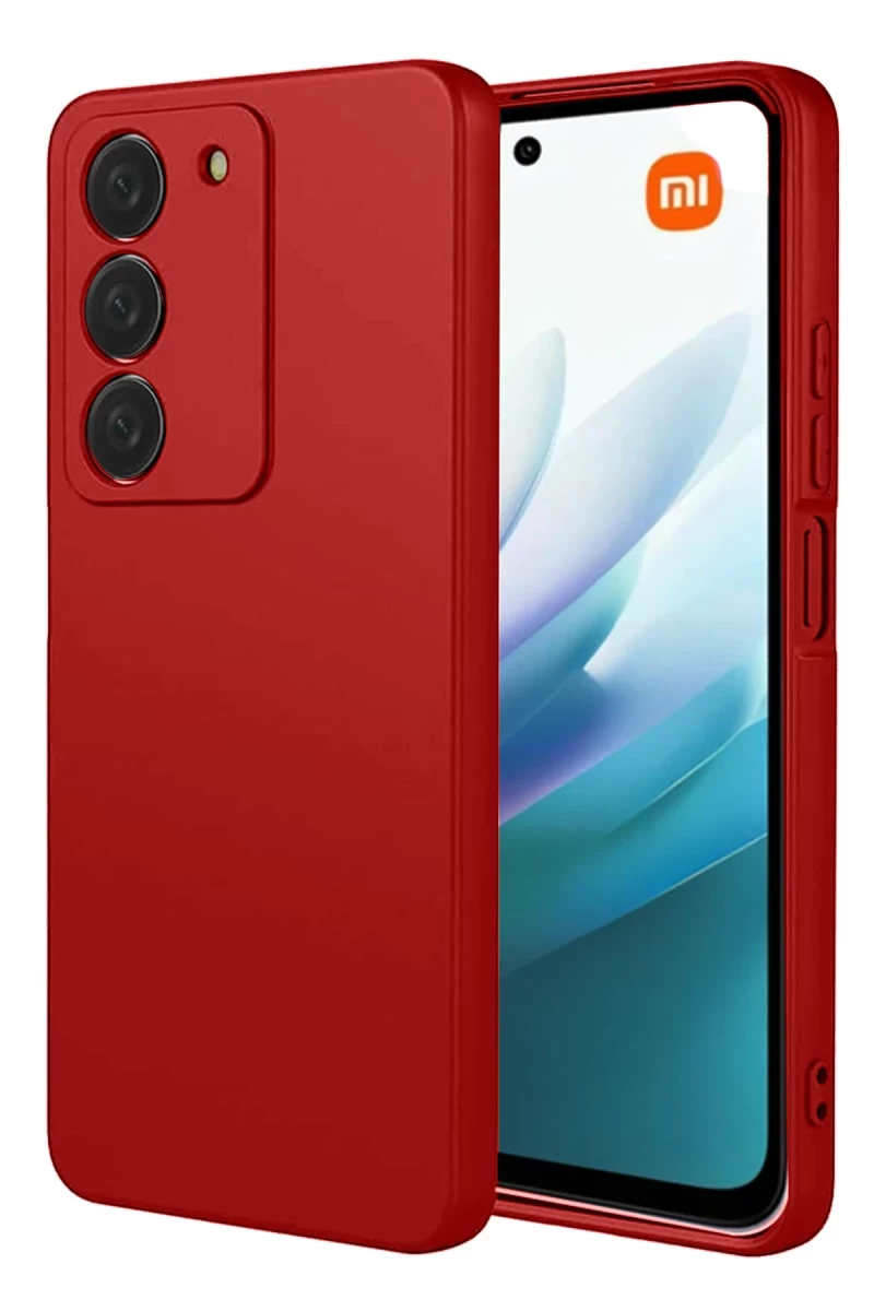 Xiaomi Redmi 15 4G Uyumlu First Silikon - Kırmızı