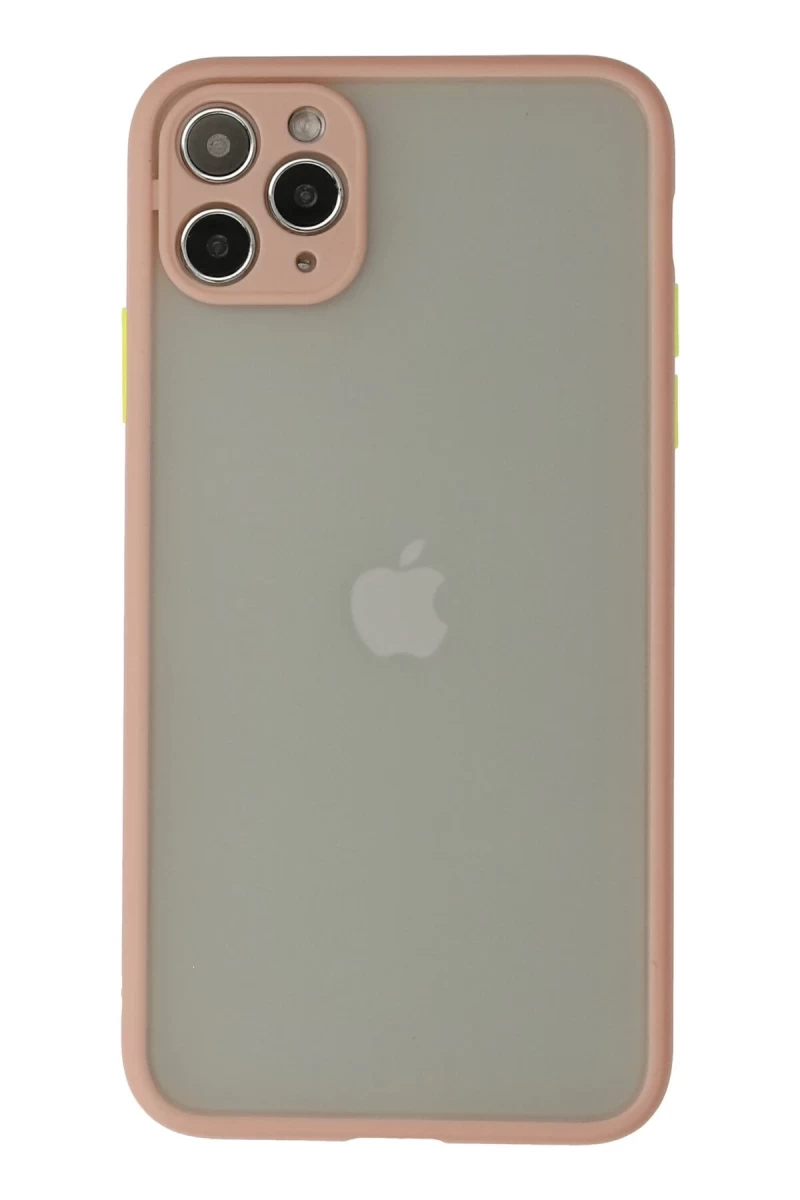 Apple iPhone 12 Pro Max Uyumlu Kılıf Montreal Silikon Kapak - Pembe