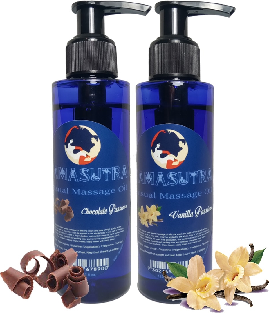 Hintohu  Vücut Masaj Yağı Çikolata Ve Vanilya Aromalı 125ml Sensual Massage Oil