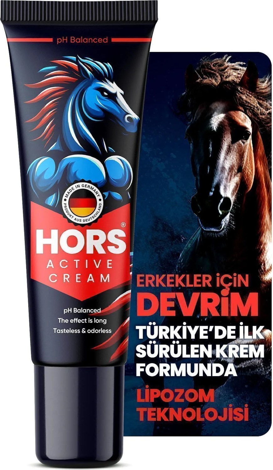 Hors Active Cream Erkeklere Özel Krem