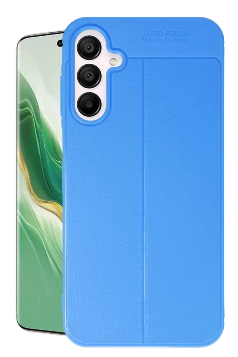 Samsung Galaxy A15 4G Uyumlu Kılıf Auto Focus Kapak - Mavi