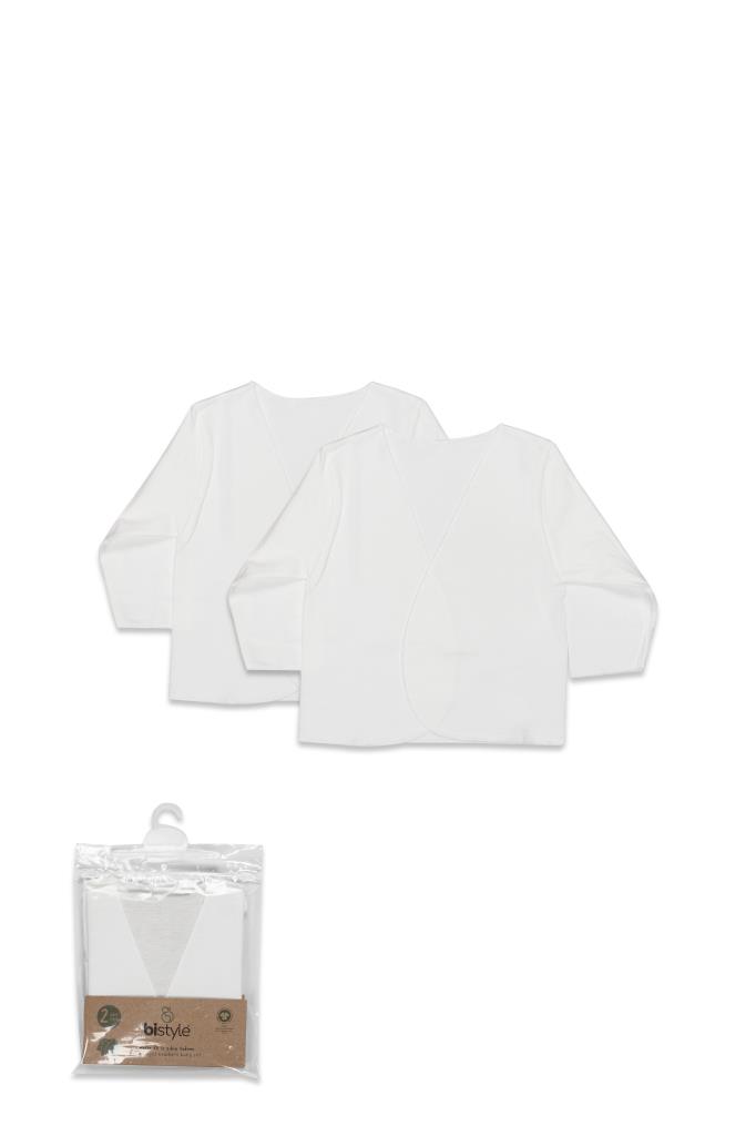 Organik 2'Li Basic İç Zıbın 17120 Ekru · Beden: 50 cm · Renk: Ekru
