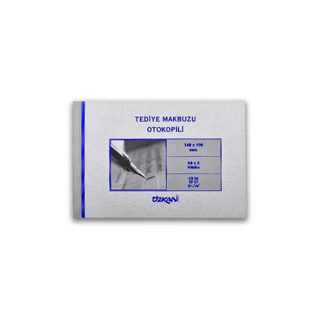 0138 Tediye Makbuzu Otokopili 1 Adet