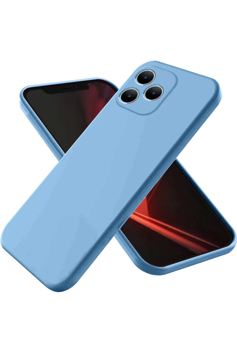 Realme Note 50 4G Uyumlu Kılıf First Silikon - Mavi