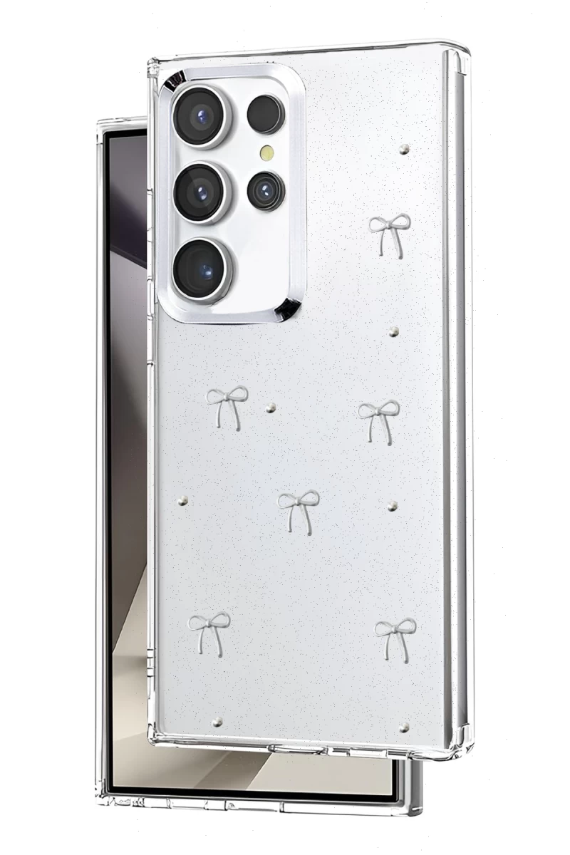 Samsung Galaxy S24 Ultra Uyumlu Fiyonk Desenli Kapak - Desen 5