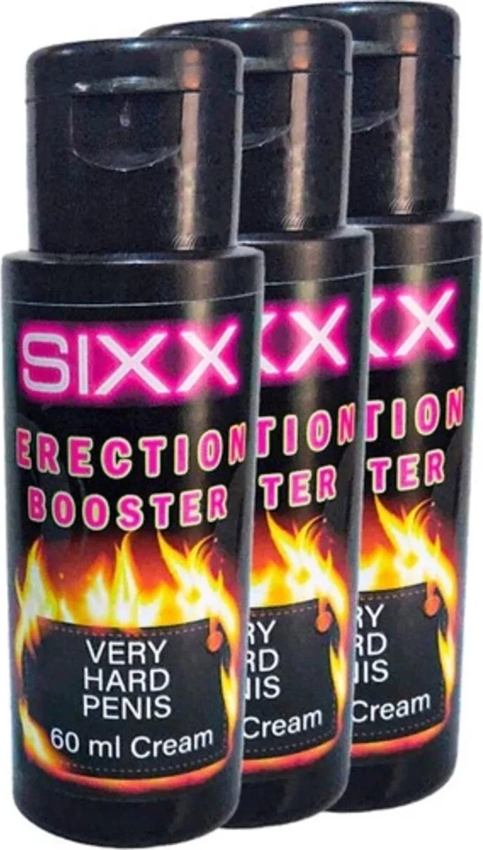 Sixx 3tane Erkeklere Özel Extra Destek Kremi 60 ml