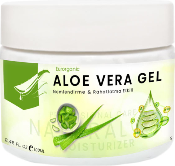 Eurorganic Aloe Vera Gel Cildinize Bakımjeli 100ML