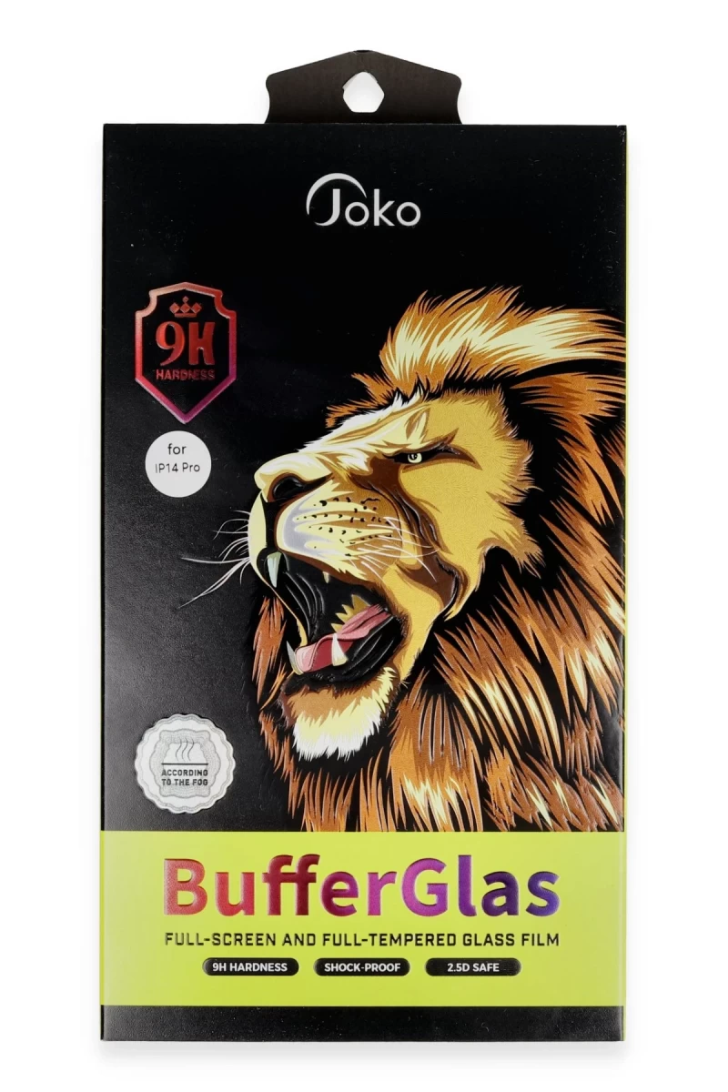 Joko Apple iPhone 14 Pro Uyumlu Buffer Cam Ekran Koruyucu - Siyah