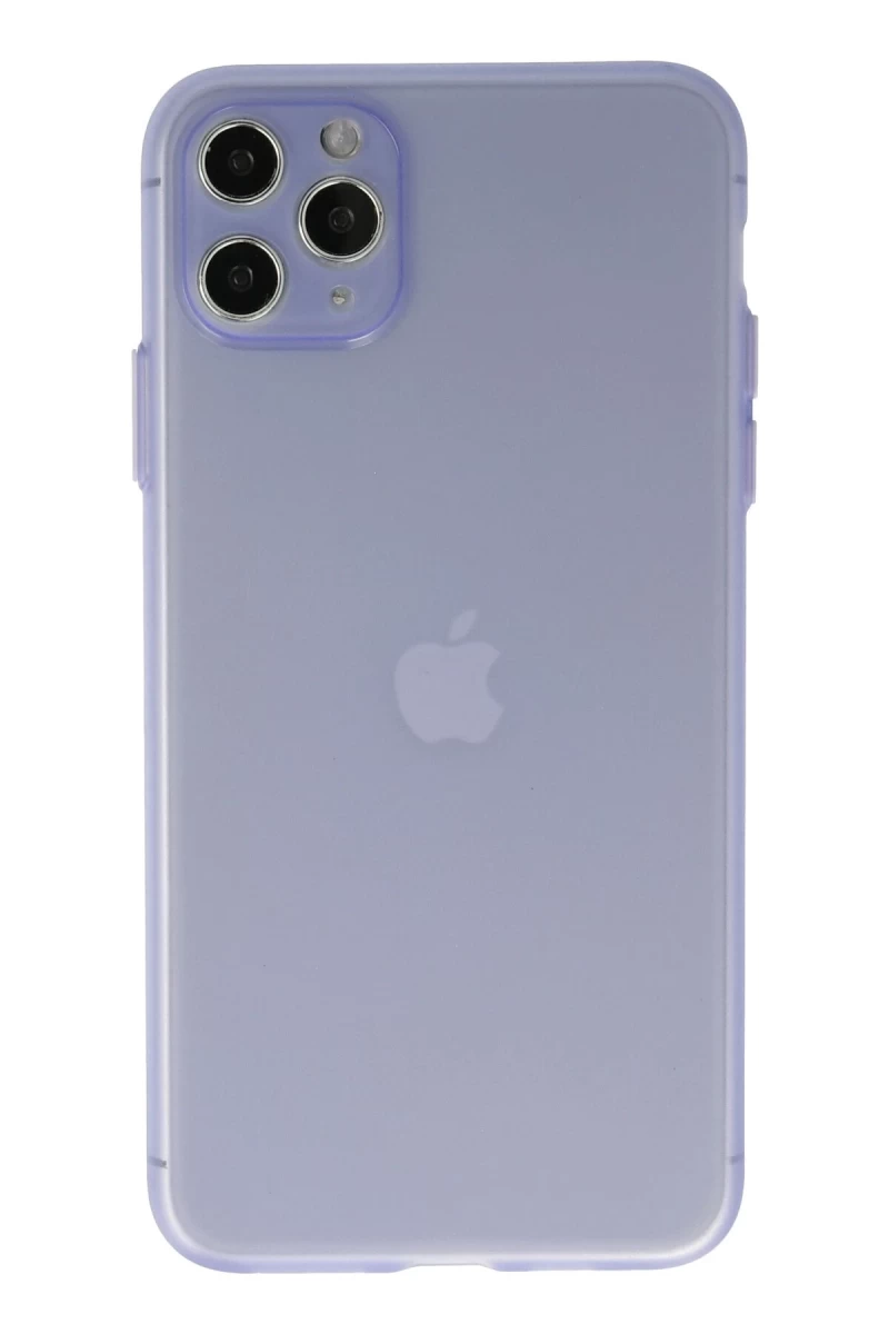 Apple iPhone 11 Pro Max Uyumlu Kılıf Puma Silikon - Mor
