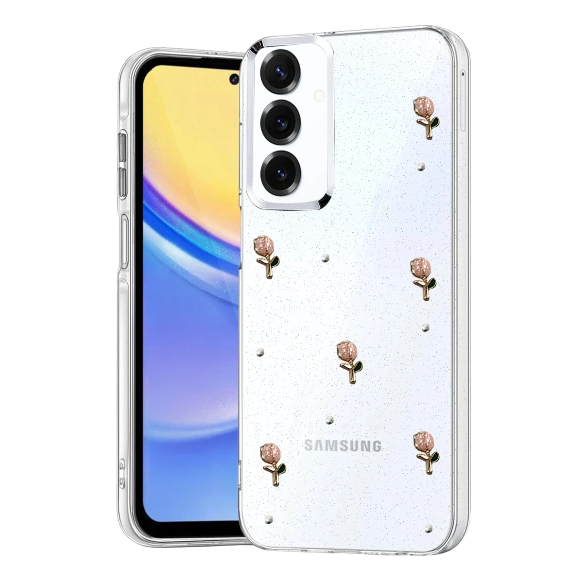 Samsung Galaxy A24 4G Fiyonk Desenli Kapak - Desen 6