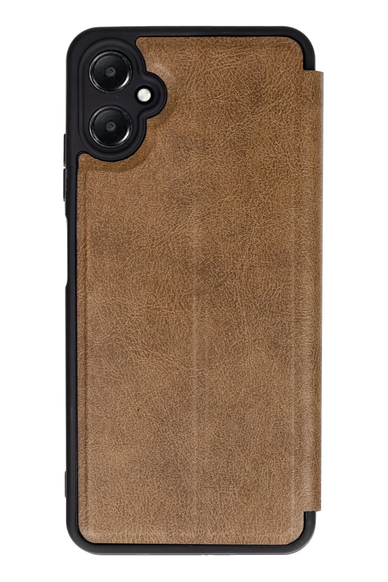 Samsung Galaxy A05 Uyumlu Kılıf Flip Cover - Taba