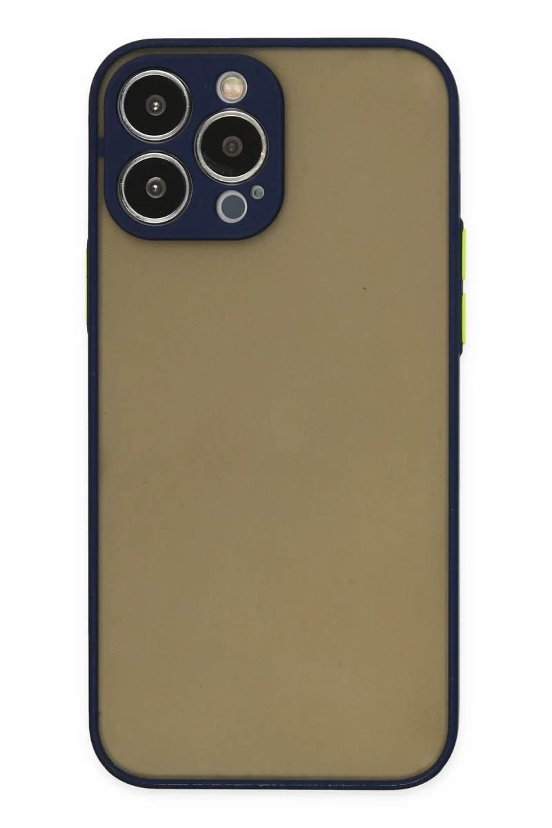 Apple iPhone 13 Pro Uyumlu Kılıf Montreal Silikon Kapak - Lacivert