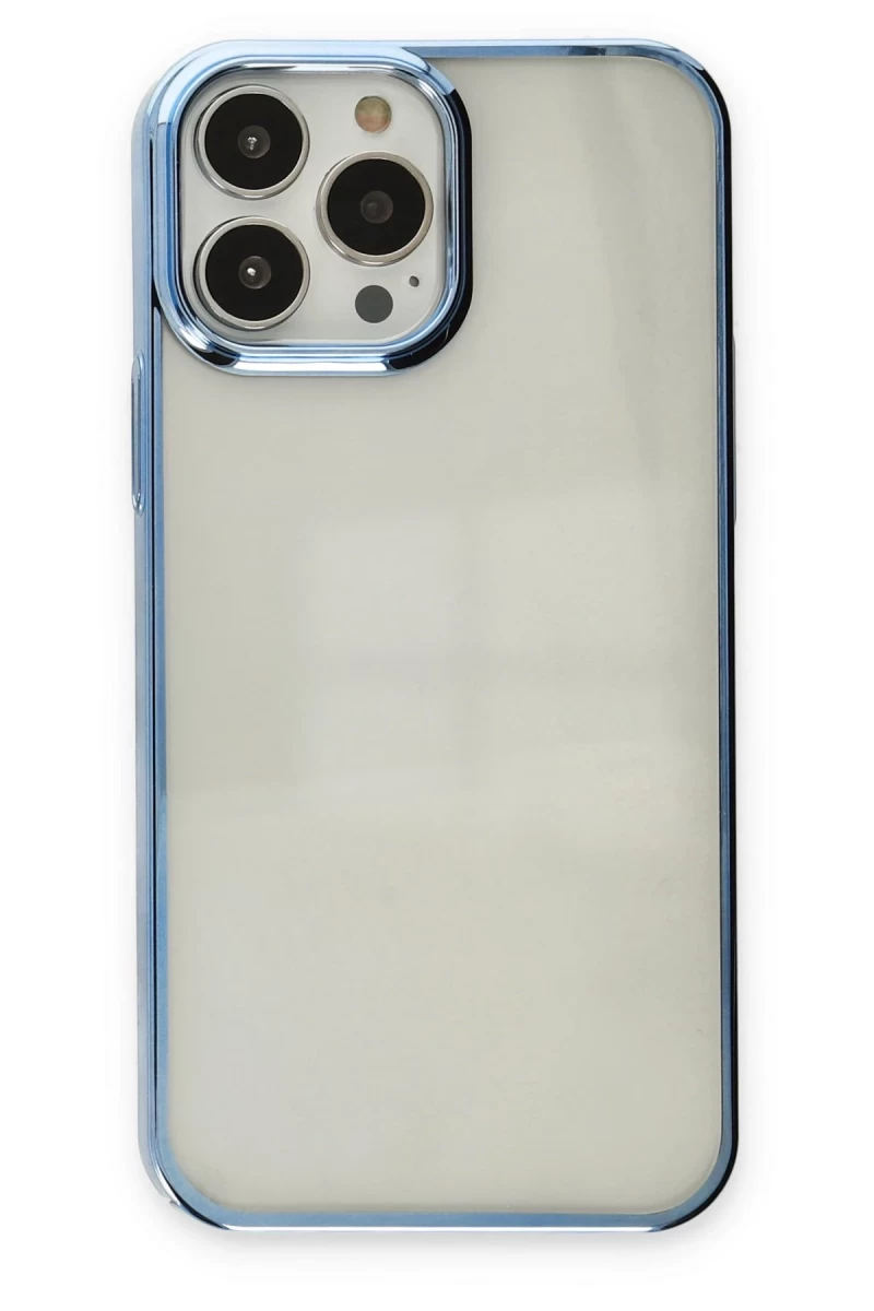 Apple iPhone 14 Pro Max Uyumlu Kılıf Element Silikon - Sky Blue