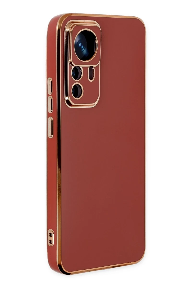 Xiaomi Mi 12T Pro Uyumlu Kılıf Volet Silikon - Kırmızı