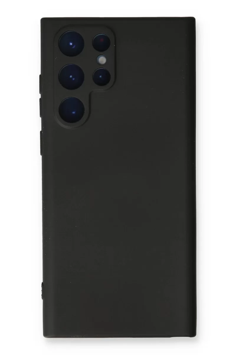 Samsung Galaxy S24 Ultra Uyumlu Kılıf Nano içi Kadife Silikon - Siyah